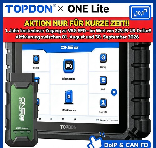 Topdon one lite profi kfz - lite, obd2
